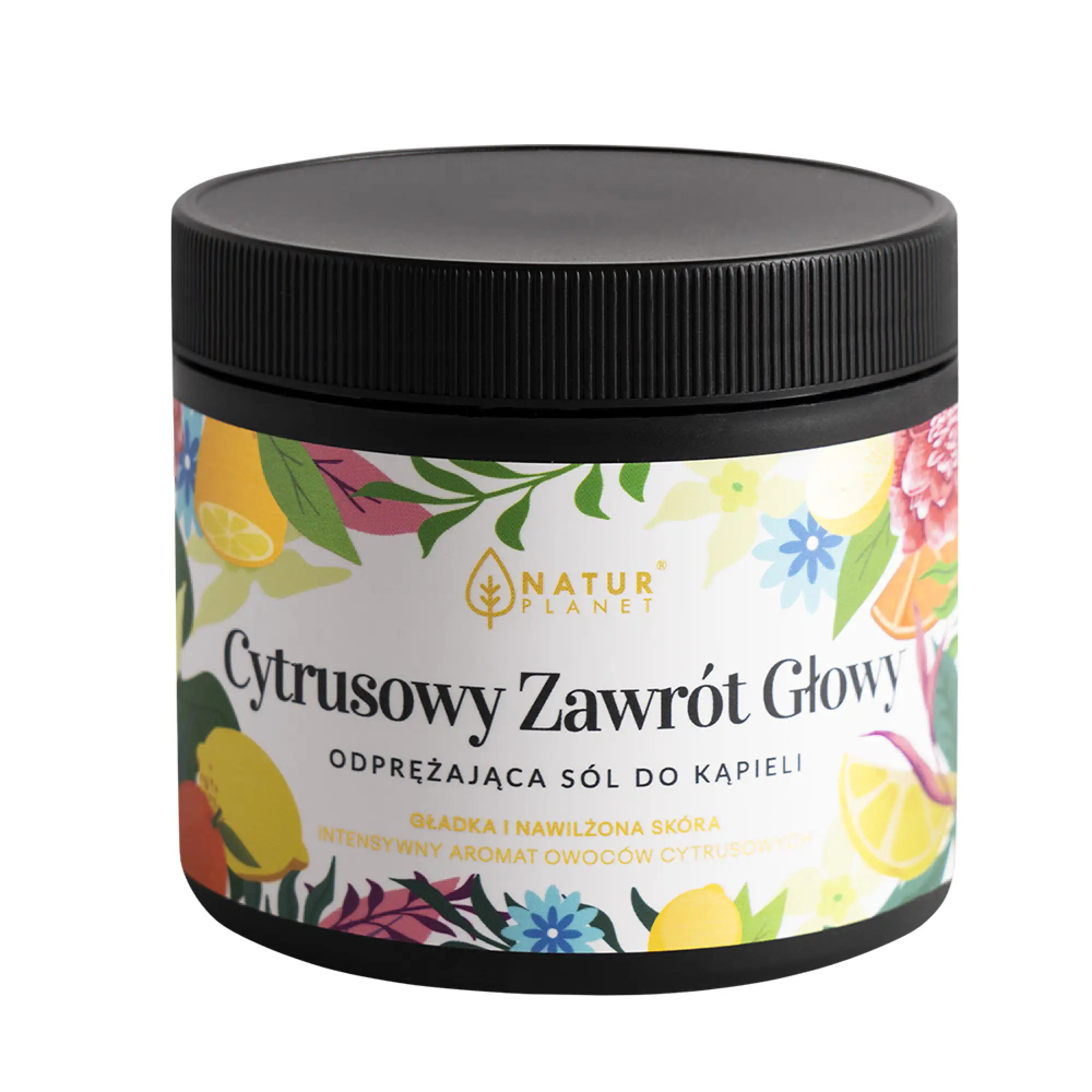 Natur Planet, Sól do kąpieli Cytrusowy Zawrót Głowy, 400 g zdjęcie