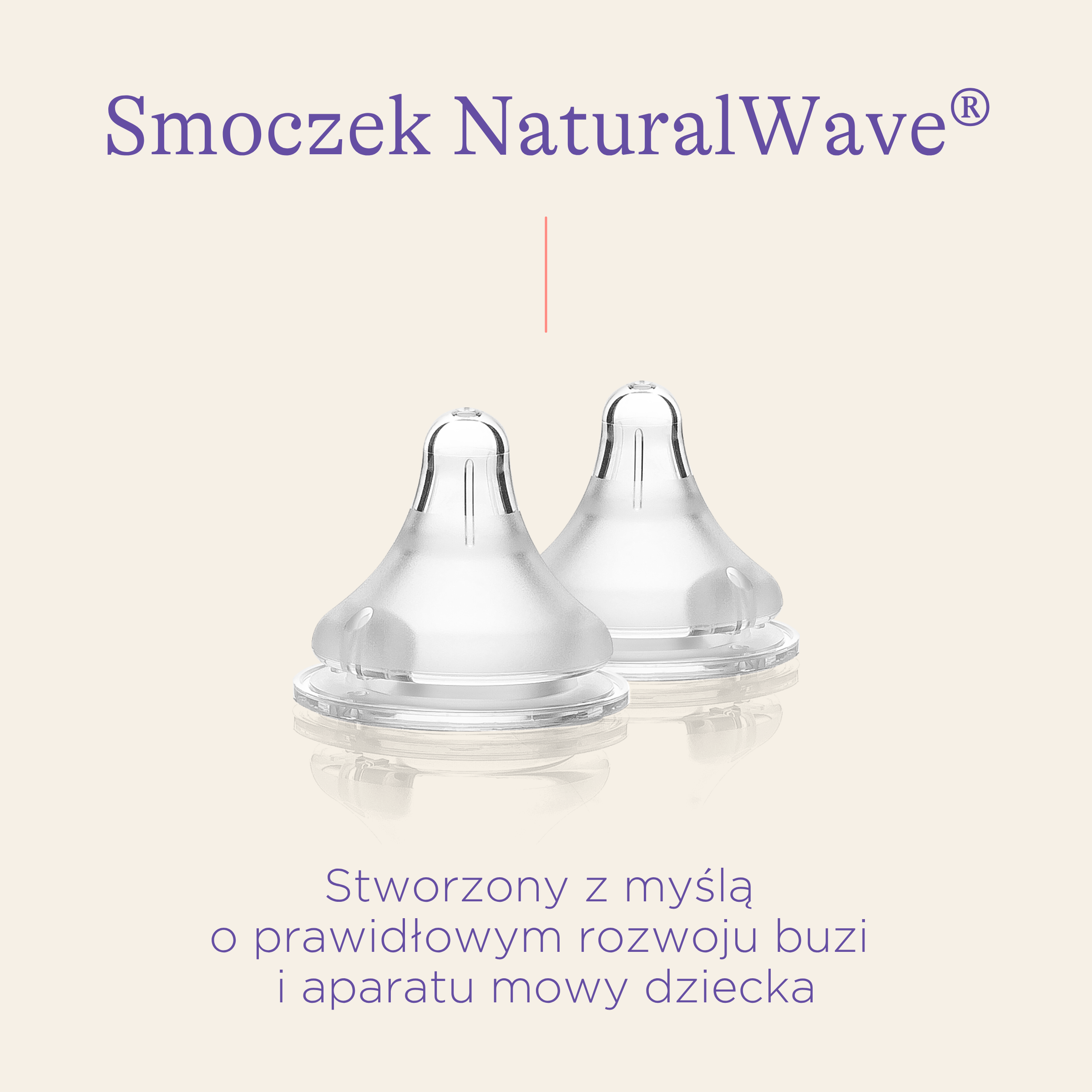 Lansinoh smoczek do karmienia natural wave o średnim przepływie, 2 sztuki