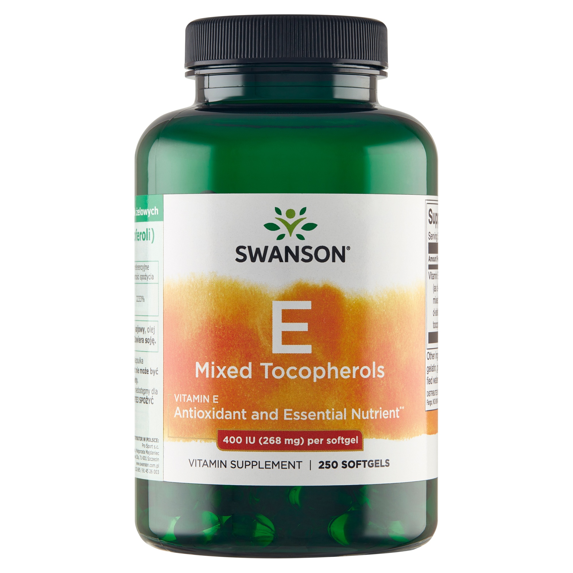 SWANSON Witamina E miesz.400IU - 250kaps. zdjęcie
