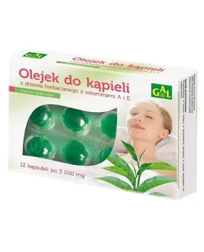 GAL olejek do kąpieli z drzewa herbacianego z witaminą A i E 12 sztuk zdjęcie