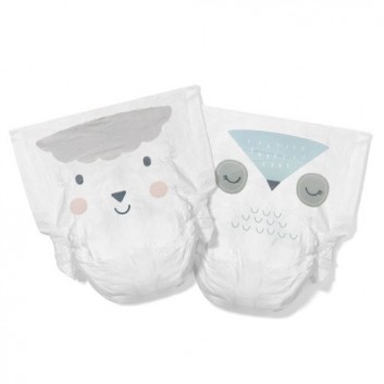 Kit and Kin, Biodegradowalne Pieluszki Jednorazowe 1 Mini 2-5 kg, 38 sztuk