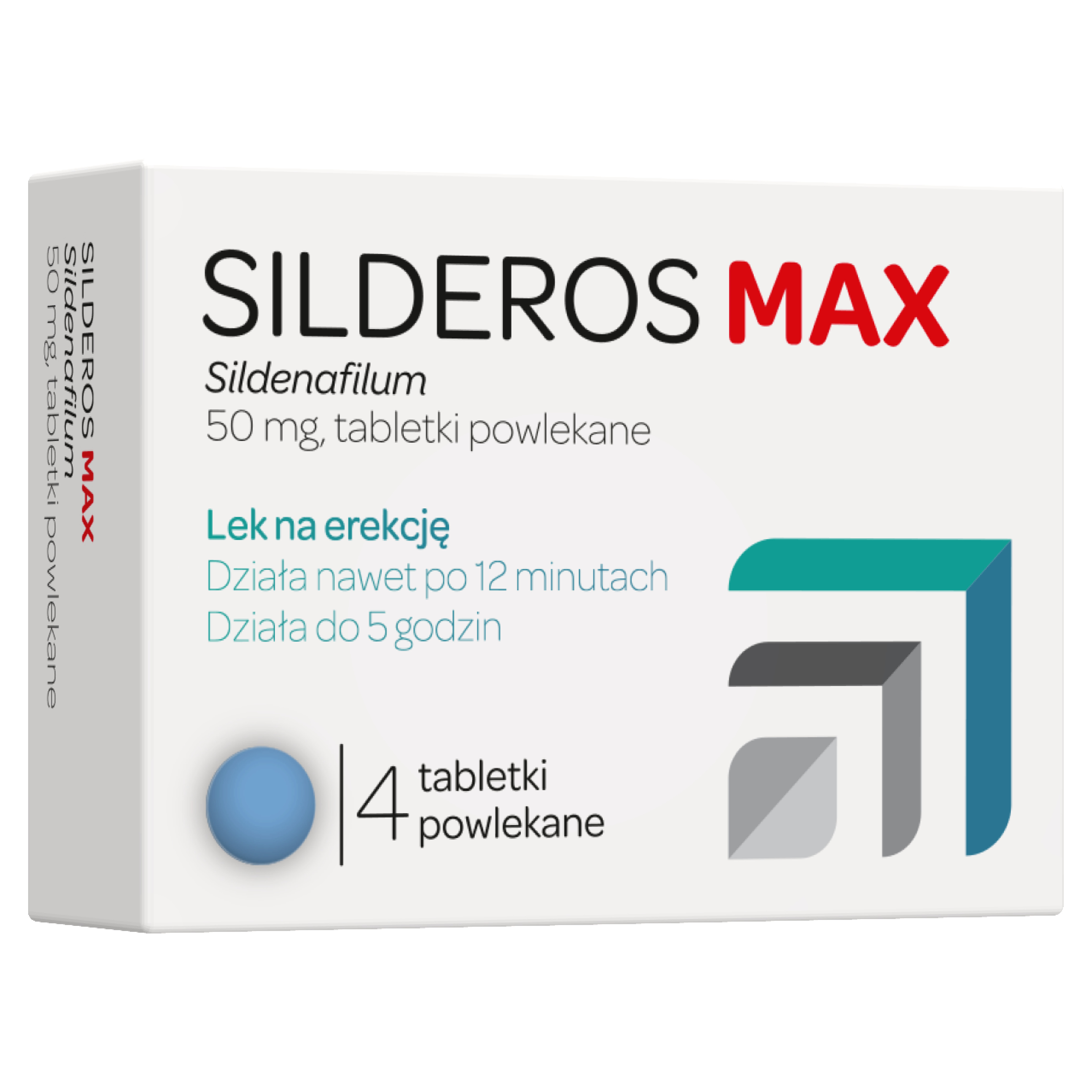 Silderos MAX, 50 mg 4 tabletki zdjęcie