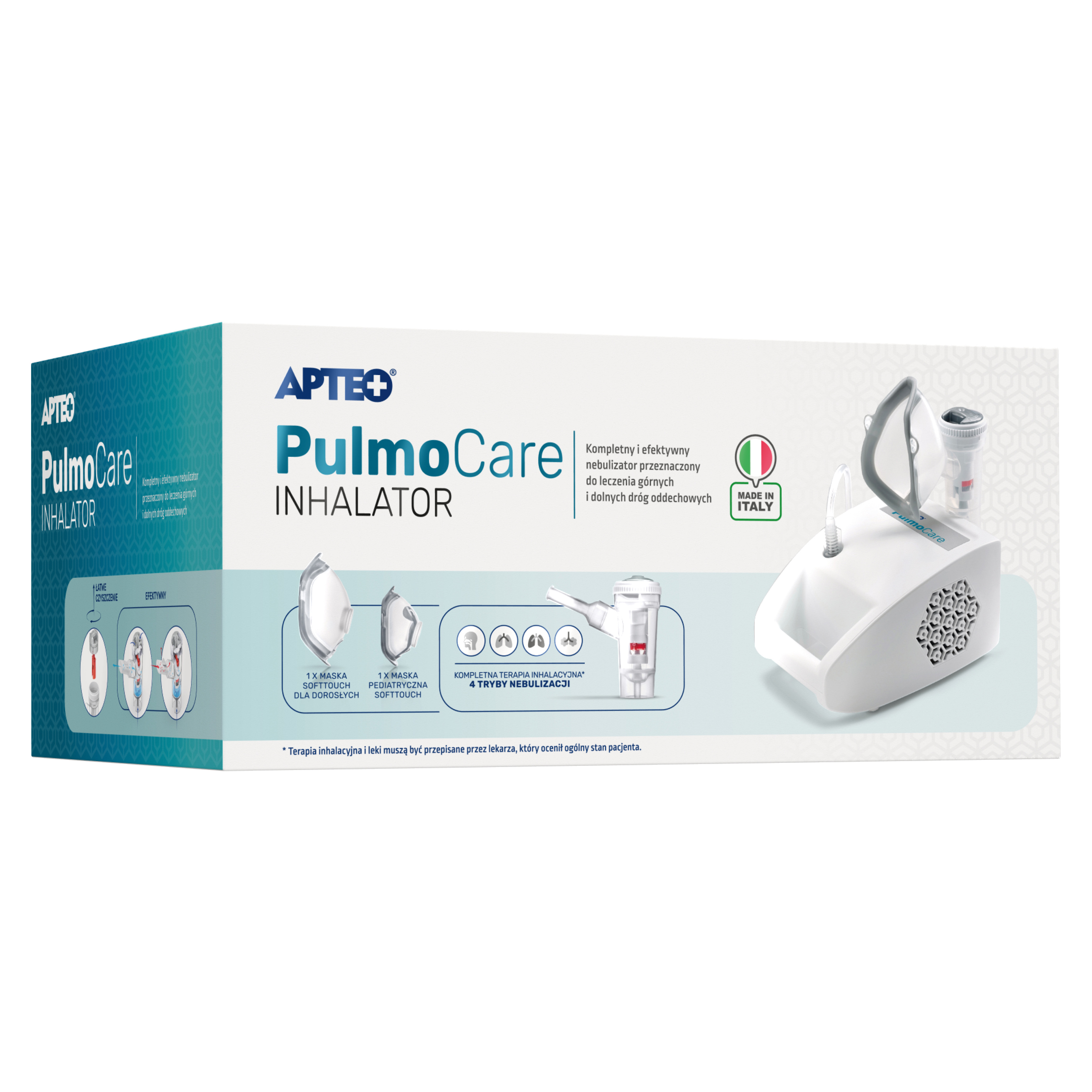 Pulmocare Apteo, Inhalator, 1 sztuka zdjęcie
