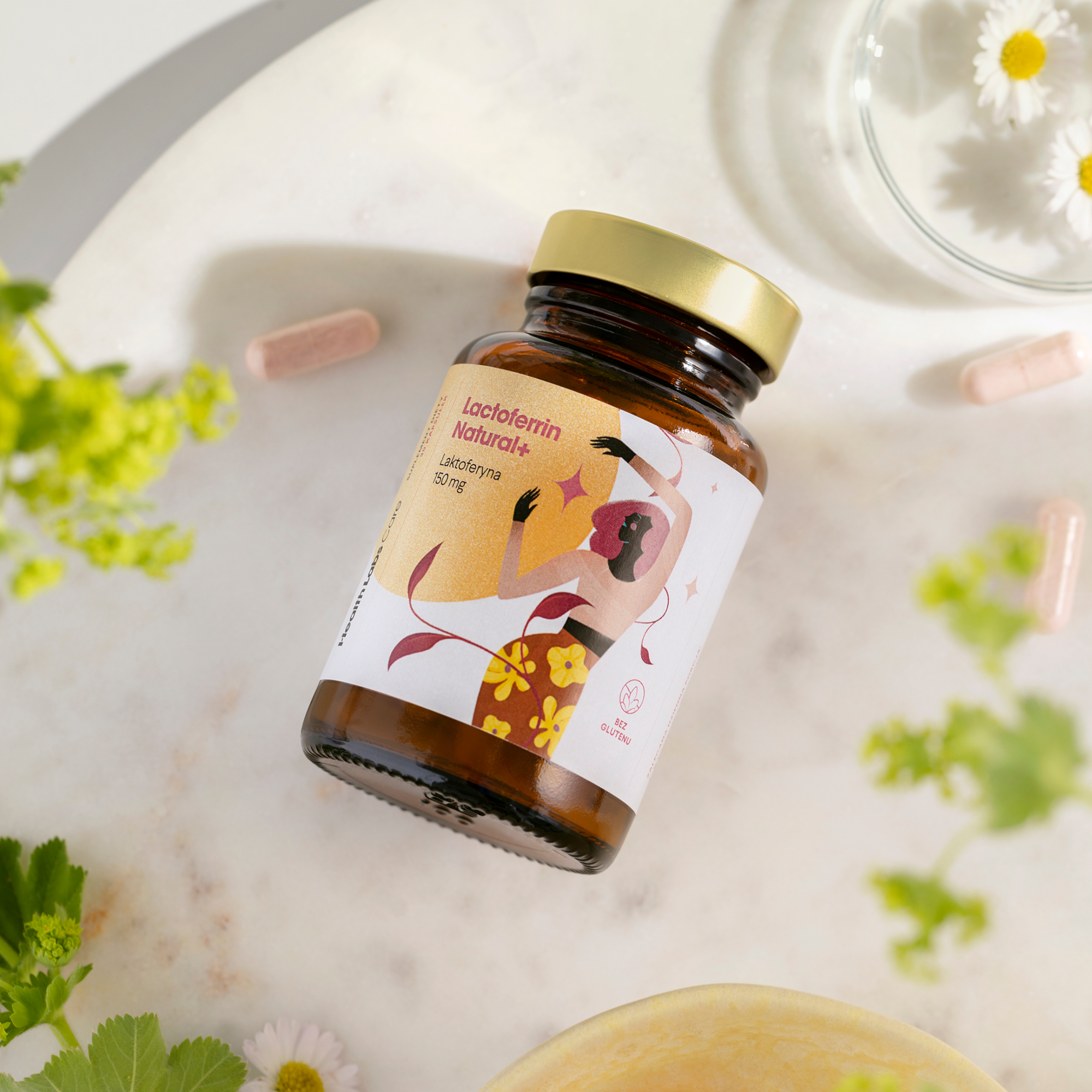 Health Labs Care, Lactoferrin Natural+, kapsułki, 30 sztuk