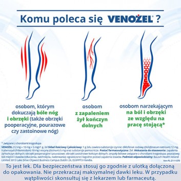 Venożel (12 mg + 10 mg + 5 mg)/g żel 100 g