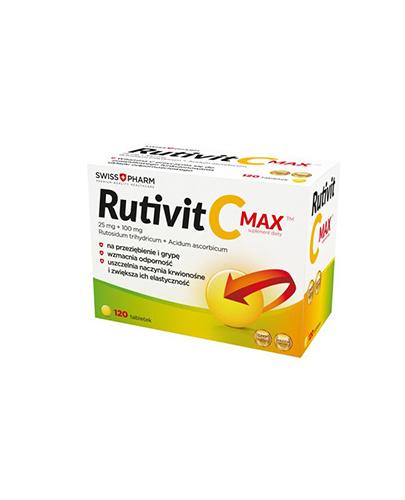 Swiss+Pharm Rutivit C Max - 120 tabl. - cena, opinie, właściwości zdjęcie