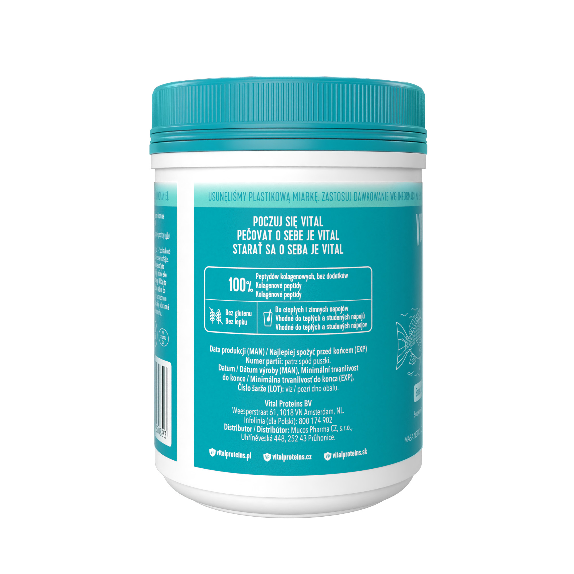 Vital Proteins Marine Collagen, smak neutralny, proszek, 221 g