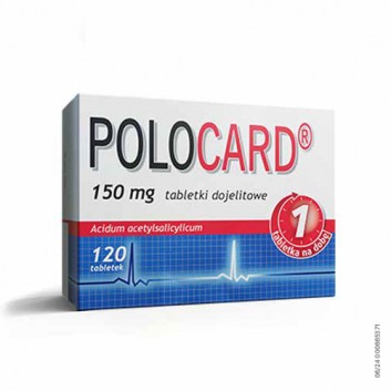 Polocard 150 mg 120 tabletek dojelitowych