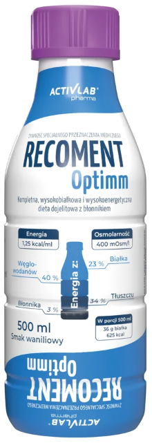 Activlab Pharma Recoment Optimm smak waniliowy, 500 ml zdjęcie