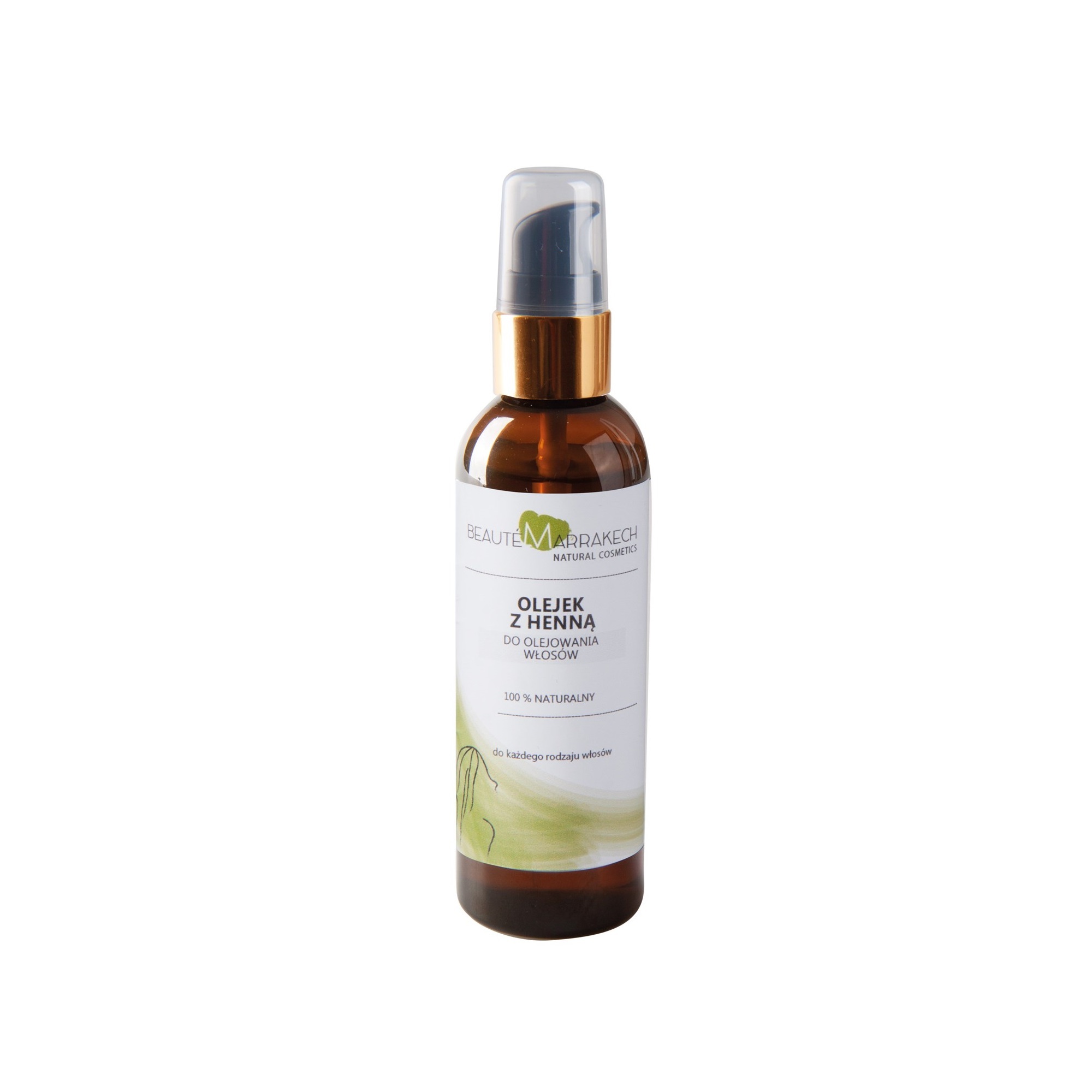 Beaute Marrakech Naturalny olejek z henną do olejowania włosów 100% Naturalny - 100 ml zdjęcie
