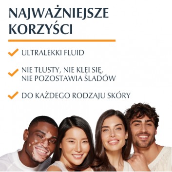 Eucerin Sun Hydro Protect SPF 50+ Ultralekki Nawilżający Fluid ochronny, 50 ml