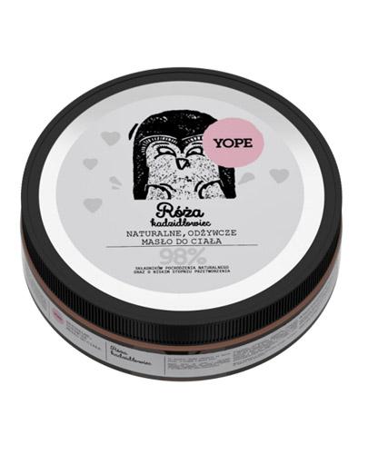 YOPE Róża & Kadzidłowiec Naturalne odżywcze masło do ciała - 200 ml - koi i ujędrnia - cena, właściwości, opinie zdjęcie