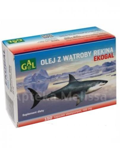 EKOGAL Olej z wątroby rekina 466 mg - 150 kaps. - cena, dawkowanie, opinie  zdjęcie