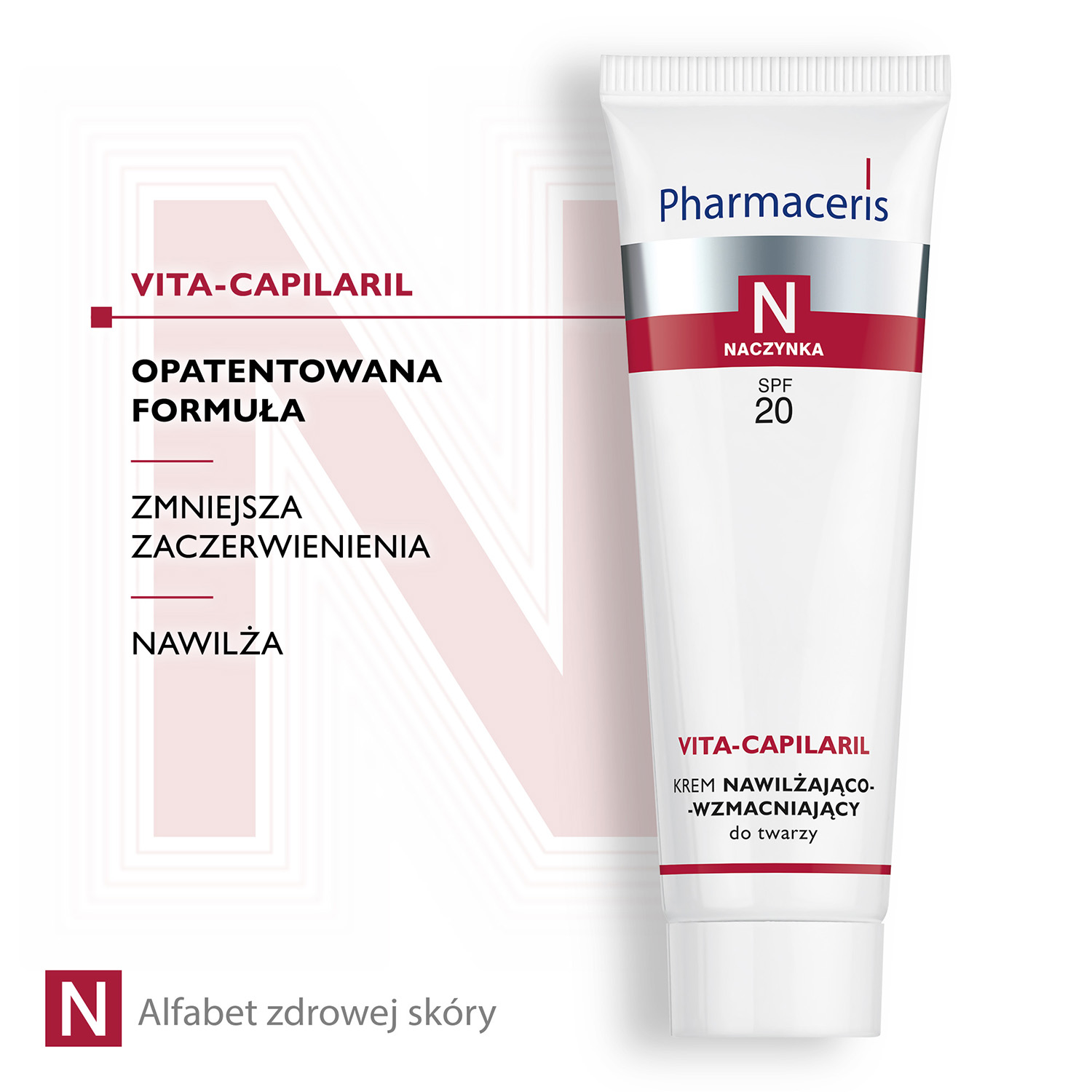 Pharmaceris N Vita-Capilaril krem SPF20 nawilżająco wzmacniający do twarzy 50 ml