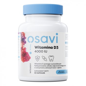 Osavi Witamina D3 4000 IU 60 kapsułek