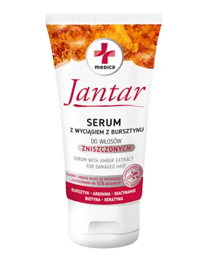 Jantar Medica serum z wyciągiem z bursztynu do włosów zniszczonych 30 ml zdjęcie