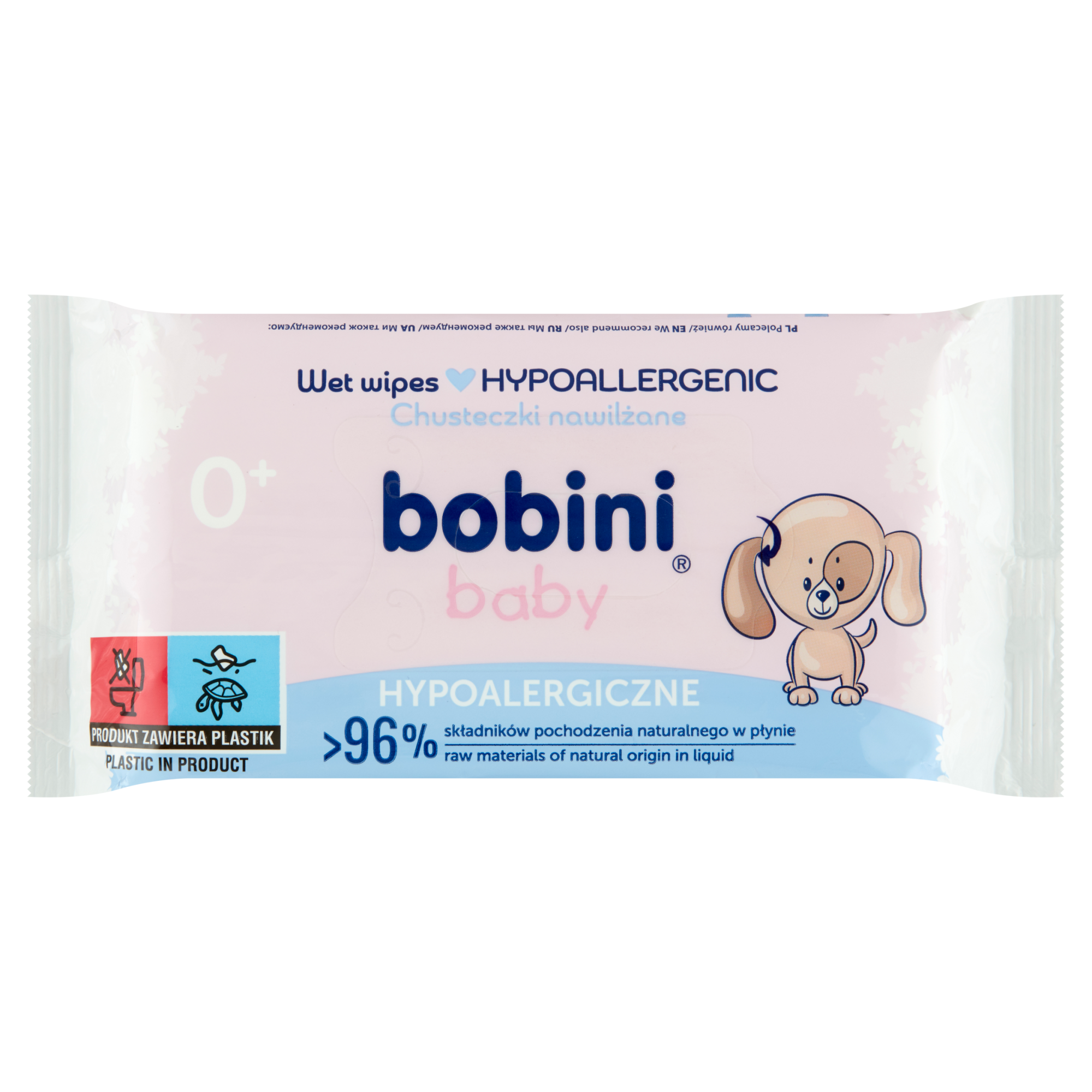Bobini Baby Hypoalergiczne chusteczki nawilżane 60 sztuk zdjęcie