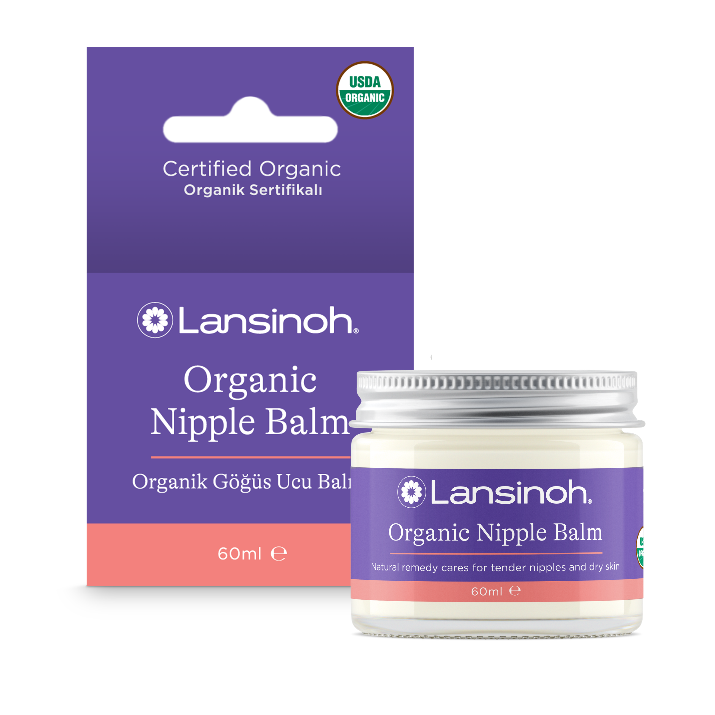 Lansinoh Organiczny balsam do brodawek piersi 60 ml
