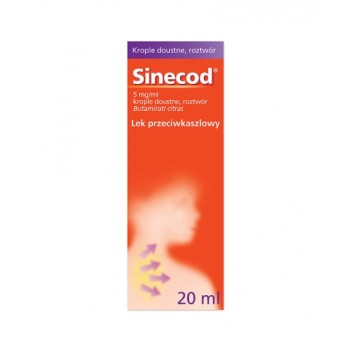 Sinecod 5 mg/ml krople 20 ml
