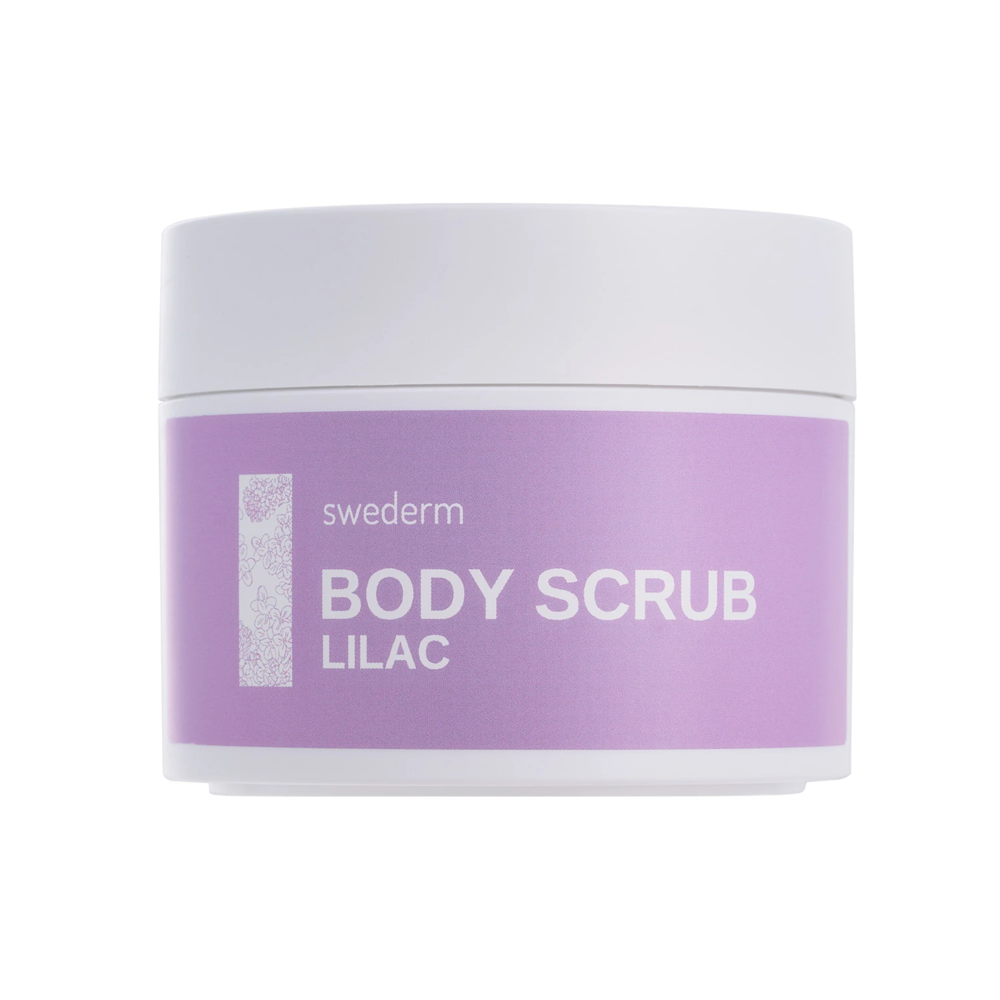 Swederm Body Scrub Lilac cukrowo-solny peeling do ciała z witaminą E o zapachu bzu, 275 g zdjęcie
