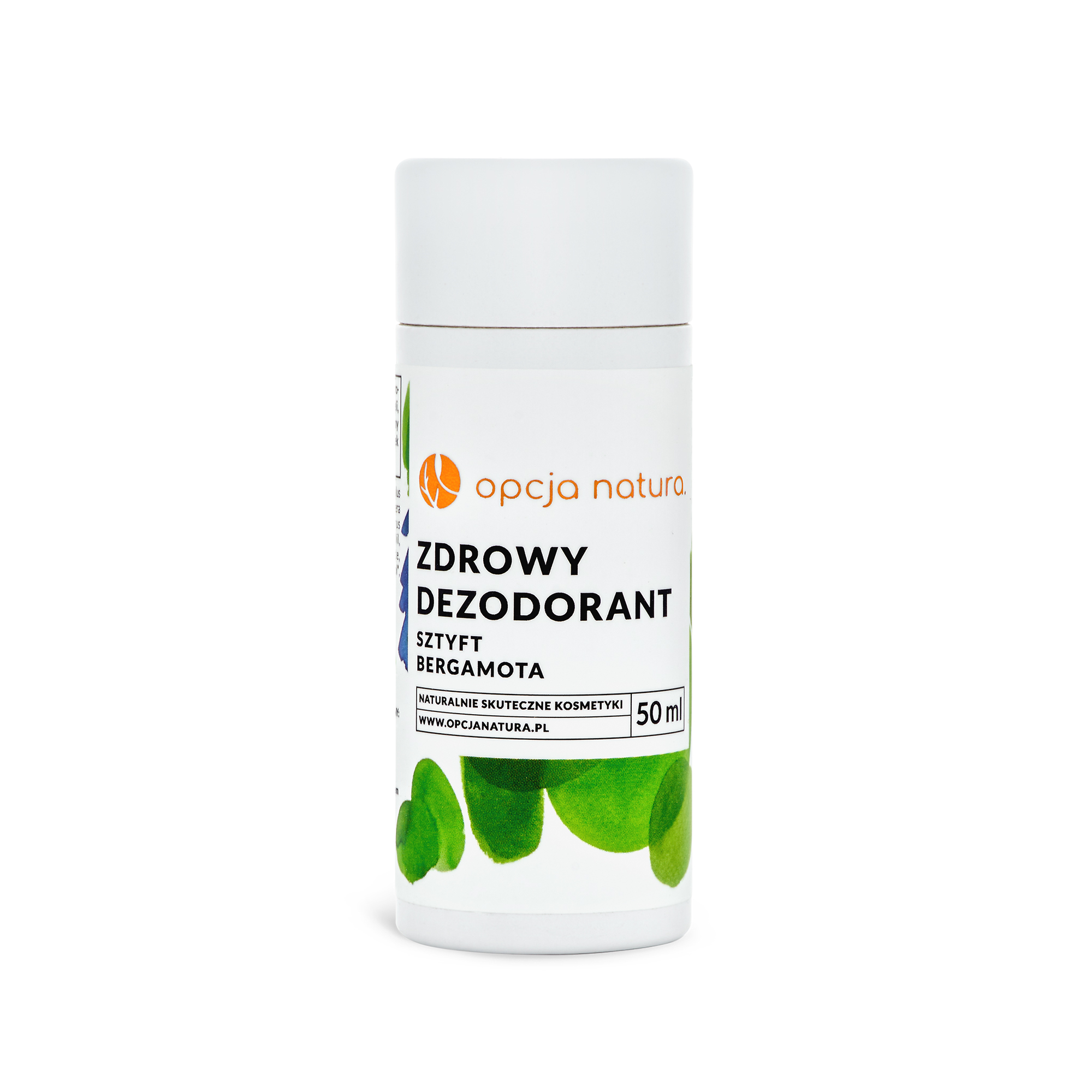 Opcja Natura Zdrowy dezodorant sztyft bergamota, 50 ml zdjęcie