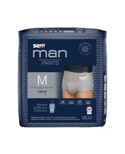 Seni Man Pants, Majtki chłonne, 5 kropli, rozmiar M, 30 sztuk zdjęcie