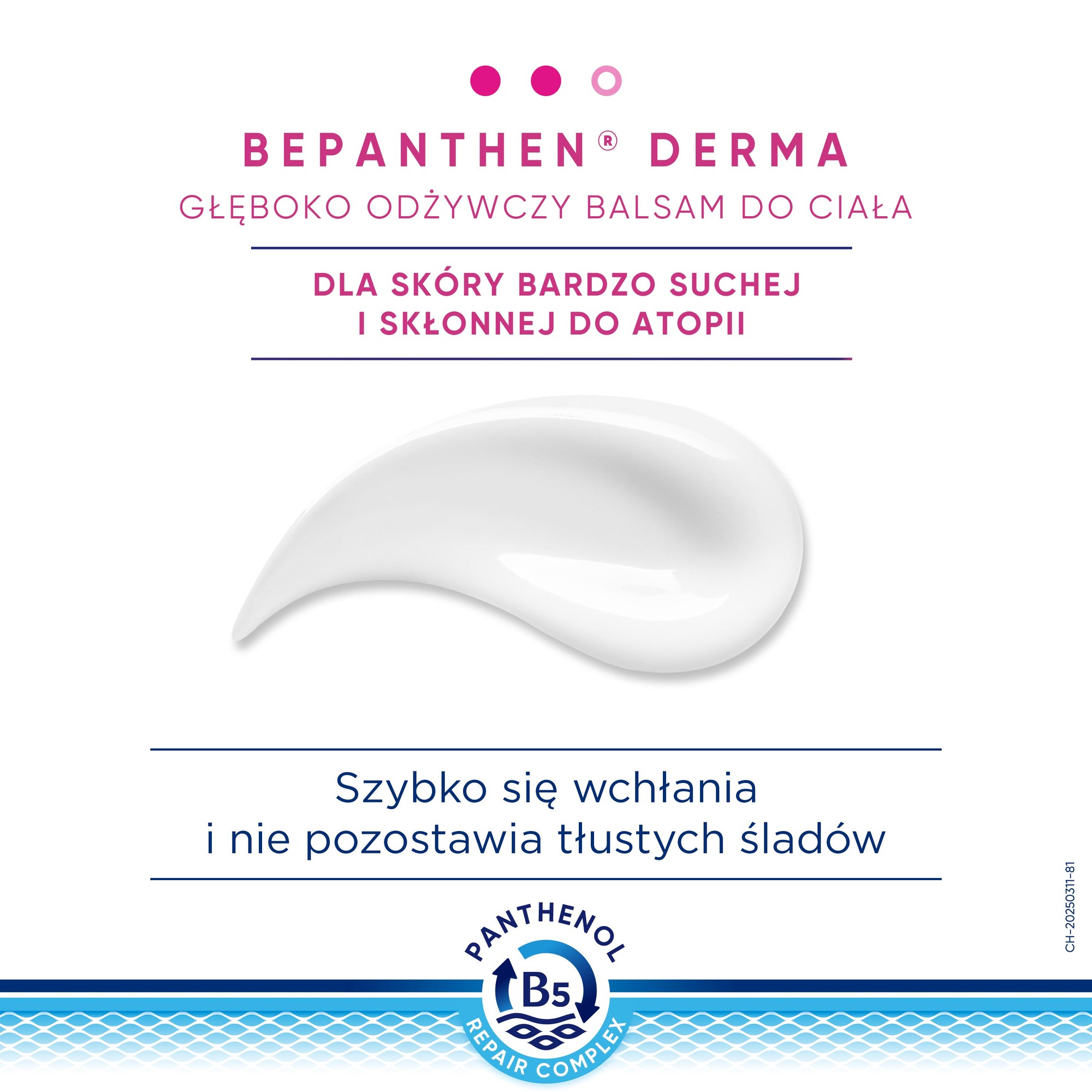 Bepanthen Derma głęboko odżywczy balsam do ciała, 400 ml