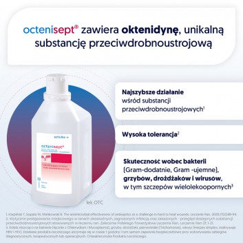 Octenisept, preparat do dezynfekcji ran, 1000 ml