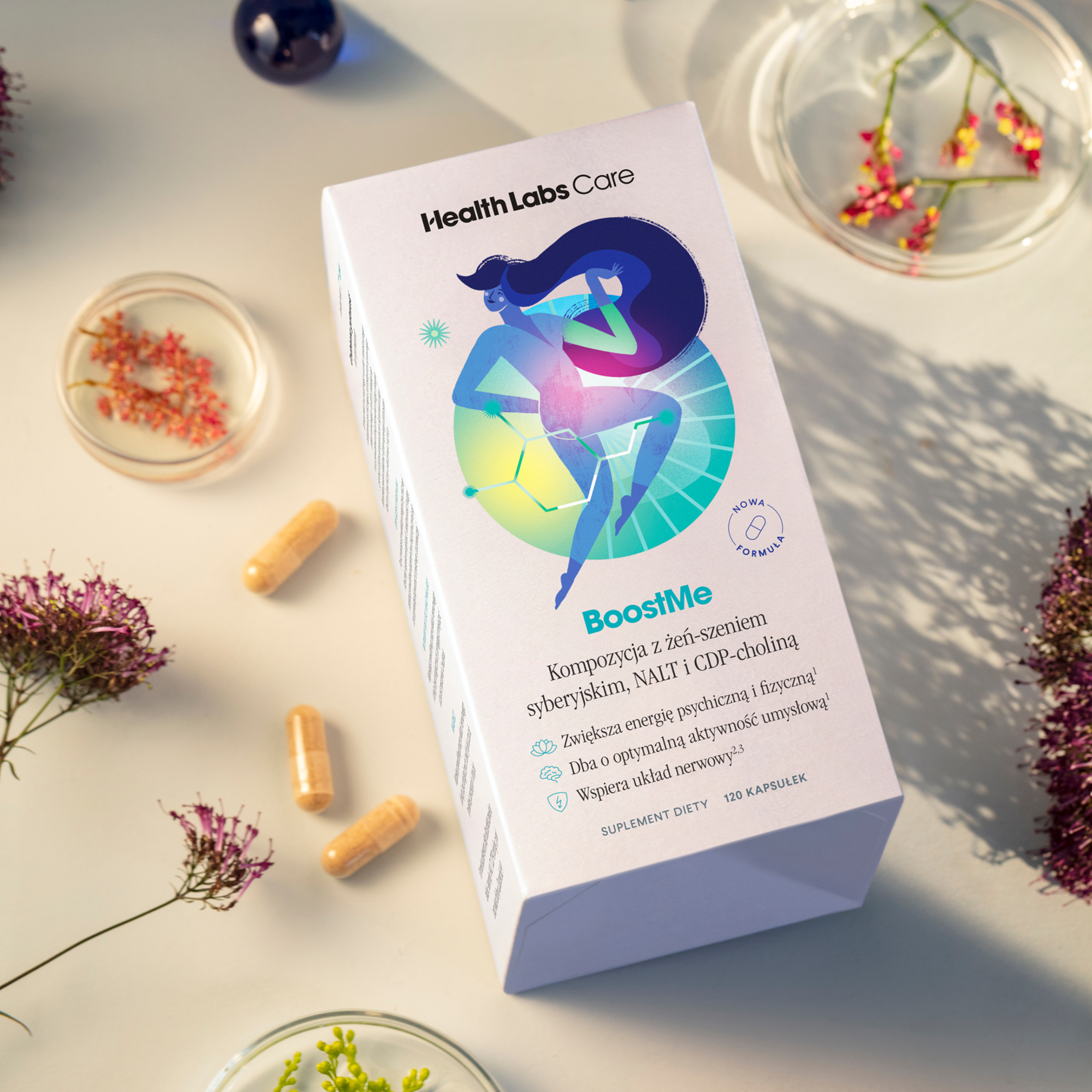 Health Labs Care, BoostMe, kapsułki, 120 sztuk