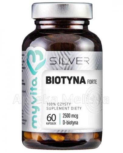 MYVITA SILVER Biotyna FORTE - 60 kaps. zdjęcie