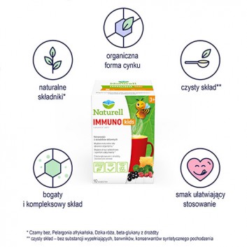 Naturell Immuno Kids, 10 saszetek