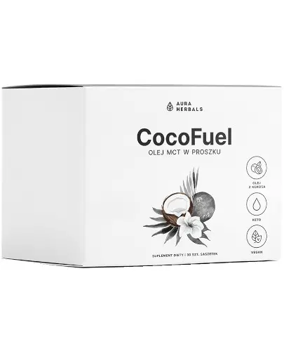 CocoFuel, Olej MCT w proszku, 30 saszetek zdjęcie