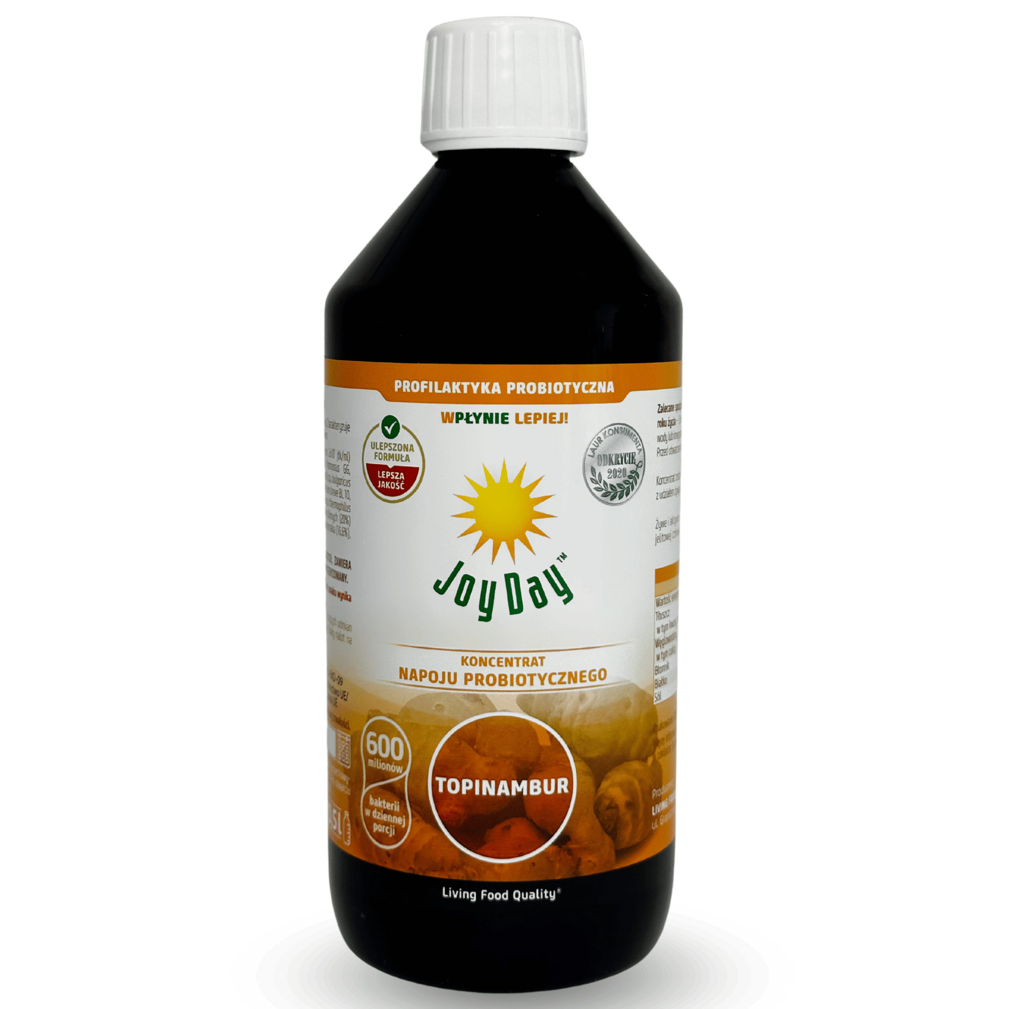 Joy Day Eko koncentrat napoju probiotycznego Topinambur 500 ml zdjęcie