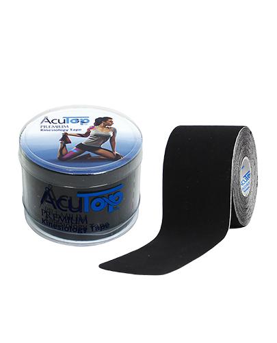AcuTop Premium Kinesiology Tape 5 cm x 5 m czarny, 1 sztuka, cena, opinie, wskazania zdjęcie