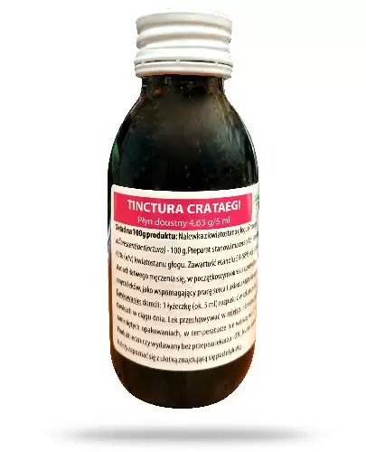 Herbapol Tinctura Crataegi płyn doustny 100 ml zdjęcie