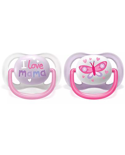 Avent Philips Ultra Air smoczek uspokajający 0-6m 2 sztuki [SCF080/02] zdjęcie