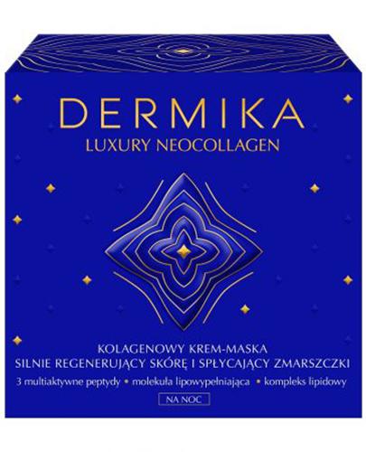 Dermika Luxury Neocollagen Kolagenowy Krem-Maska na noc, 50 ml - cena, opinie, właściwości zdjęcie