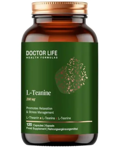 Doctor Life, L-Teanine 200 mg, 120 kapsułek zdjęcie