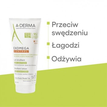 A-Derma Exomega Control mleczko emolient Rich przeciw drapaniu 200 ml