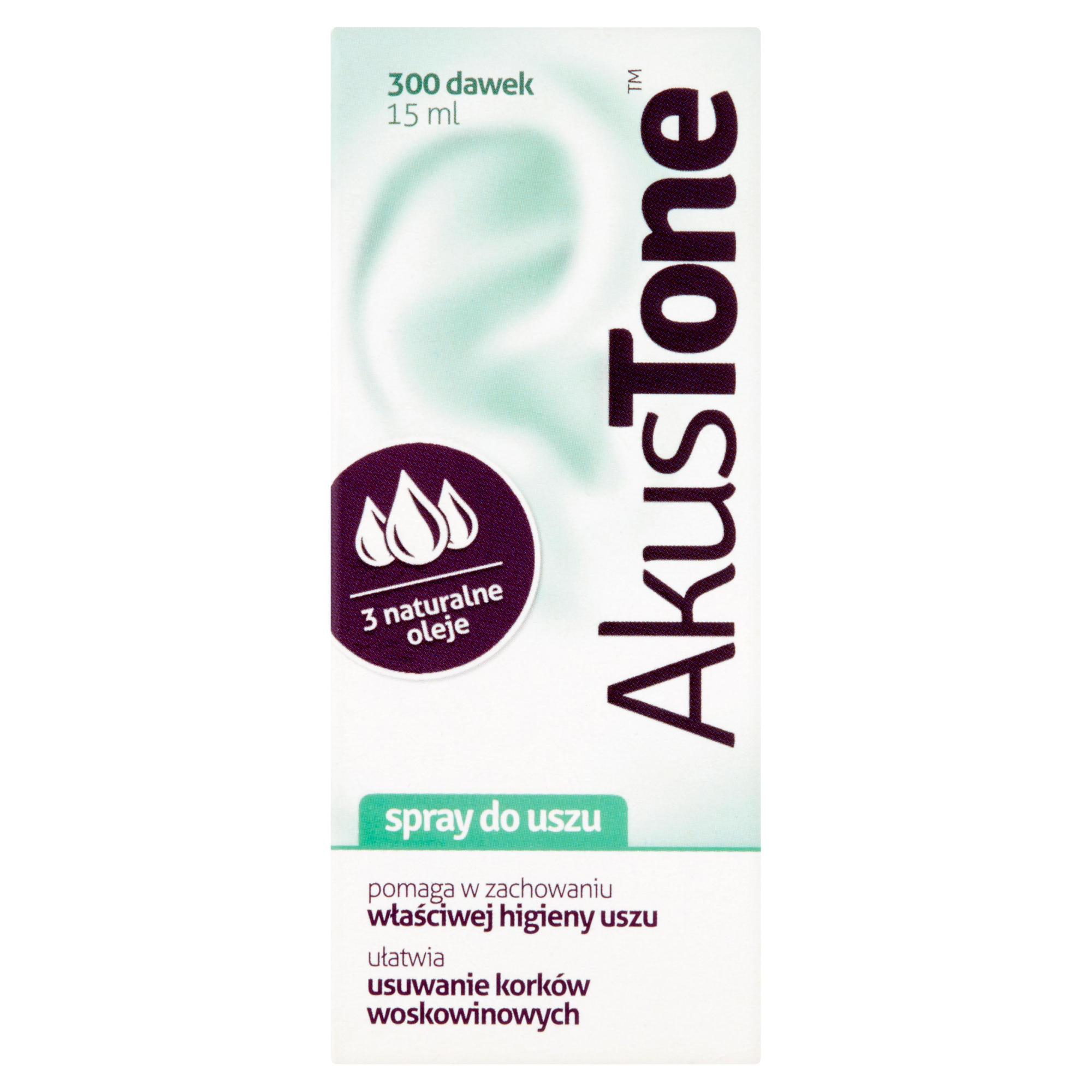 Akustone, spray do uszu, 15 ml (300 dawek) zdjęcie