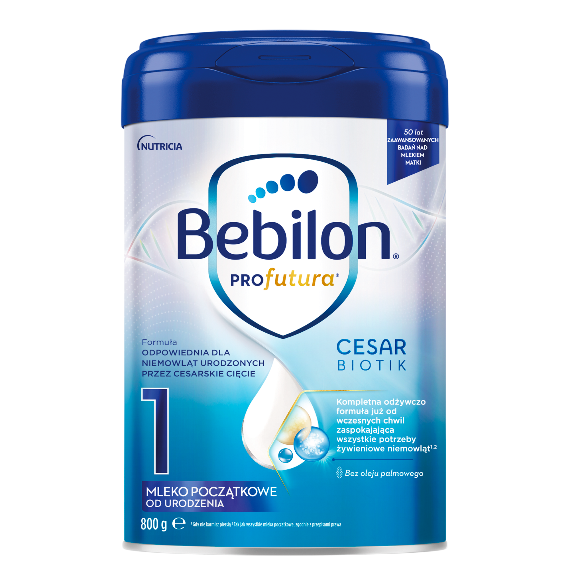 Bebilon Profutura Cesarbiotik 1 mleko początkowe od urodzenia 800 g zdjęcie