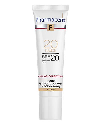 Pharmaceris F Capilar-Correction 20 Nude fluid kryjący SPF20 dla skóry naczynkowej 30 ml zdjęcie