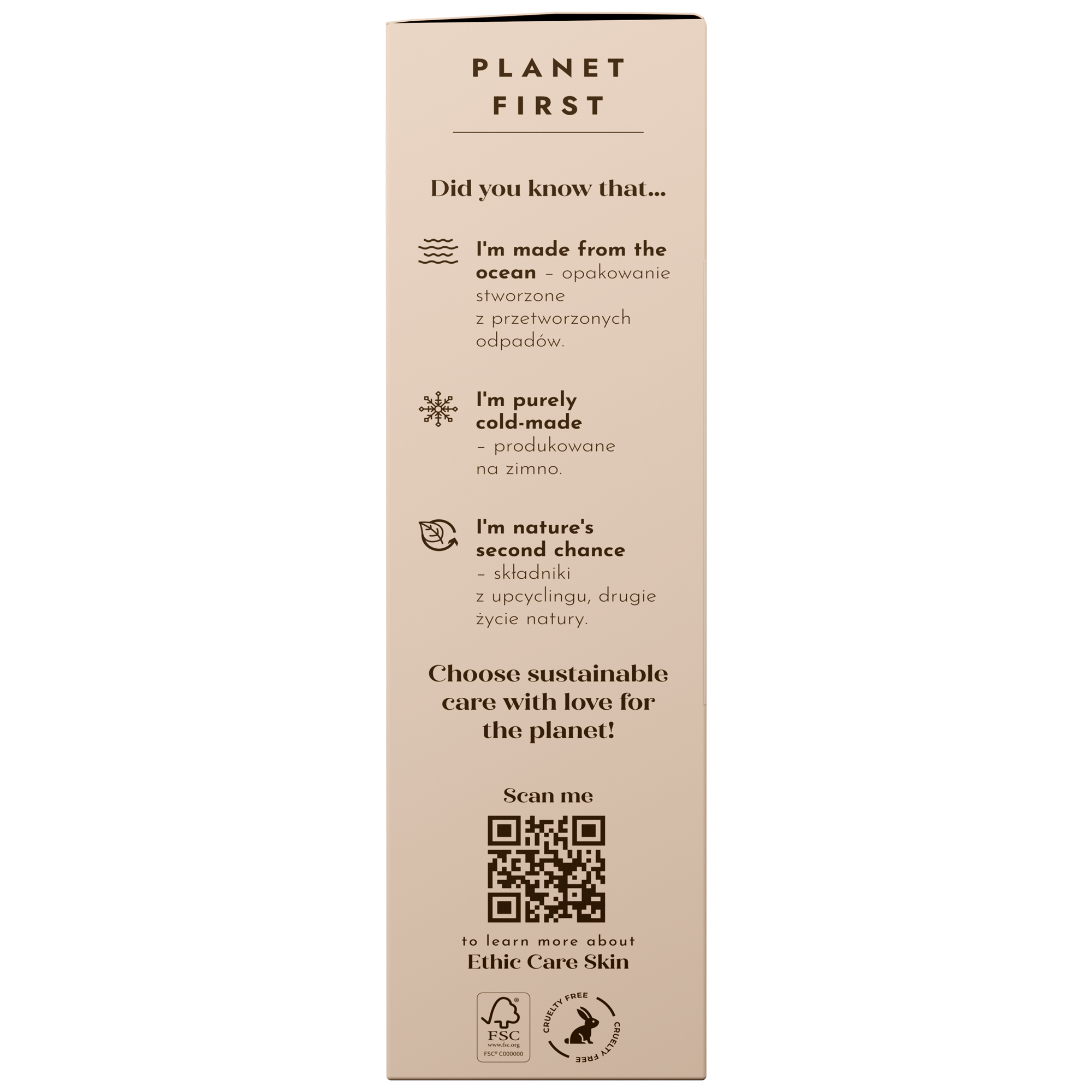 Nacomi Ethic Care Bio-Sync Cream Krem do twarzy, 50 ml