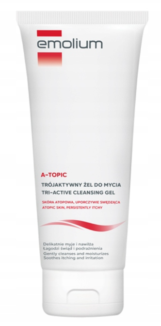 Emolium A-Topic kojący trójaktywny żel do mycia ciała 200 ml zdjęcie