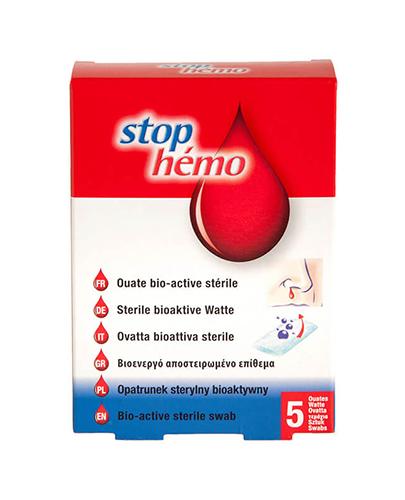 Stop Hemo opatrunek sterylny bioaktywny - 5 szt. - cena, opinie, właściwości zdjęcie