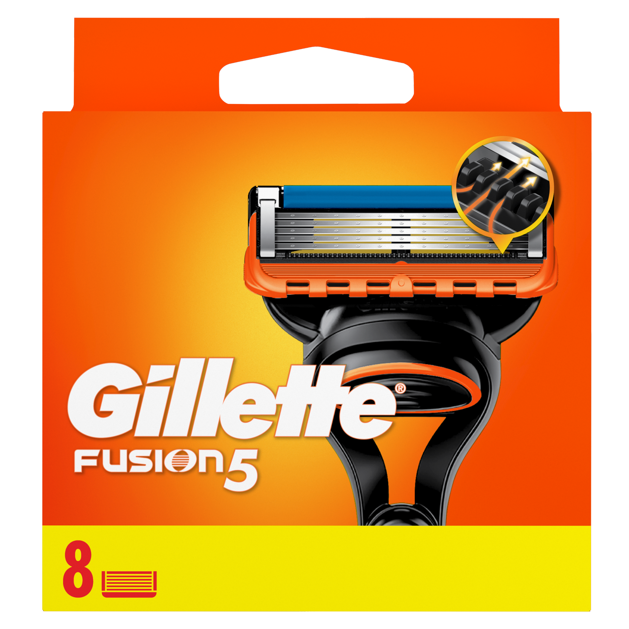 Gillette Fusion 5 Wkład do maszynki, 8 szt., cena, opinie, skład zdjęcie
