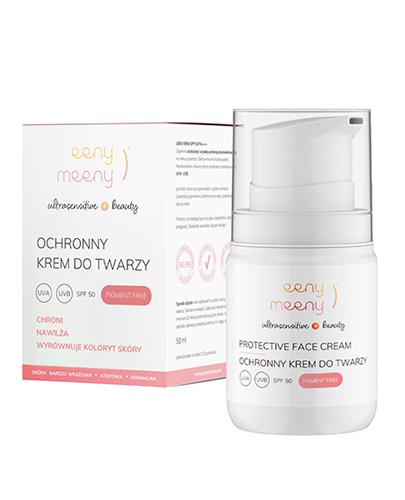 Eeny meeny Ochronny krem do twarzy UVA UVB SPF 50 Pigment free - 50 ml - cena, opinie, wskazania zdjęcie