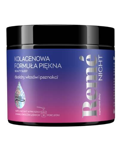 Reme Night Kolagenowa Formuła Piękna o smaku owoców leśnych, proszek, 150 g zdjęcie
