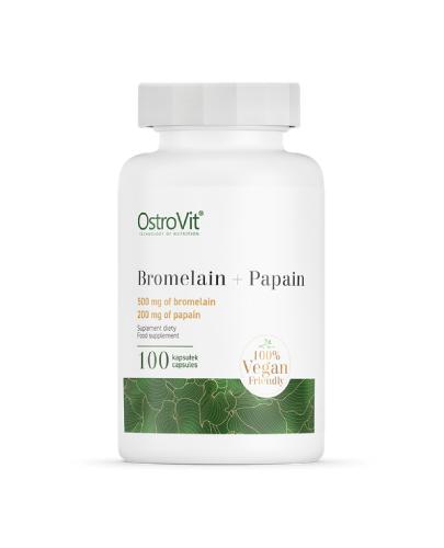 OstroVit Bromelain + Papain 100 kapsułek zdjęcie