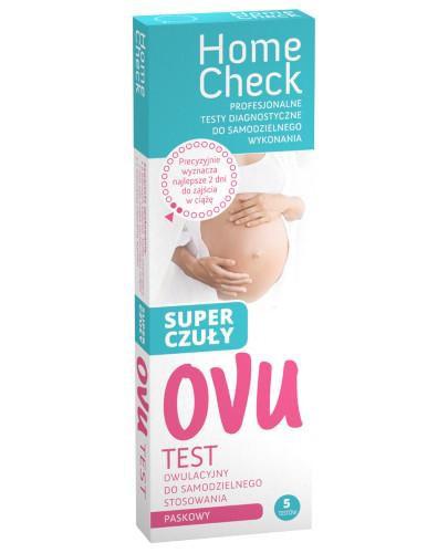 Milapharm Test owulacyjny OVU super czuły paskowy, 5 szt., cena, opinie, wskazania zdjęcie